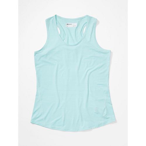 Marmot Aura T-Shirts For Womens Blue BFA074169